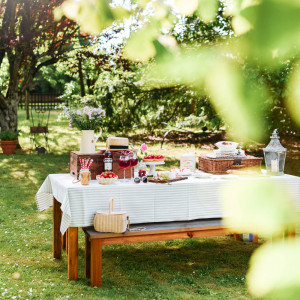 Repas champêtre à la ferme