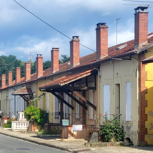 Visite des cités ouvrières de l'usine de Fumel