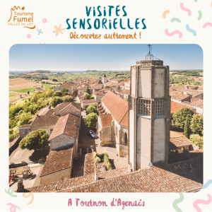 Visite sensorielle de Tournon d'Agenais